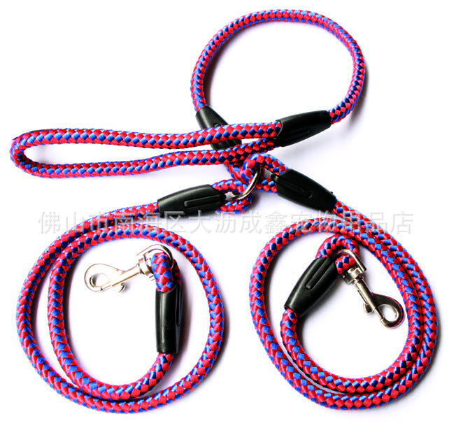 Double-Ended Dog Leash – One Plus Two Traction Rope for Easy Walking & Control - Valgo