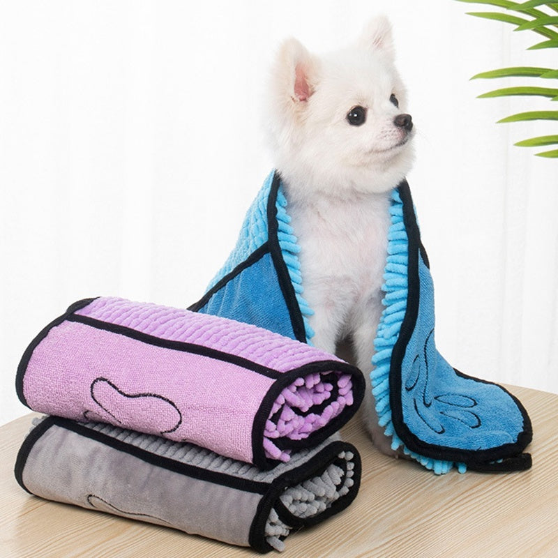 Super Absorbent Dog & Cat Towels – Quick-Drying Microfiber Pet Bathrobe - Valgo