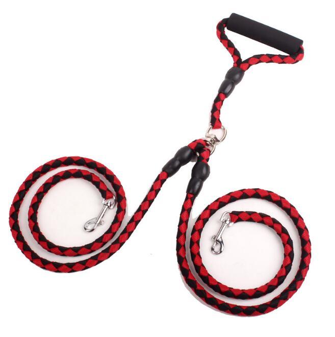 Double-Ended Dog Leash – One Plus Two Traction Rope for Easy Walking & Control - Valgo