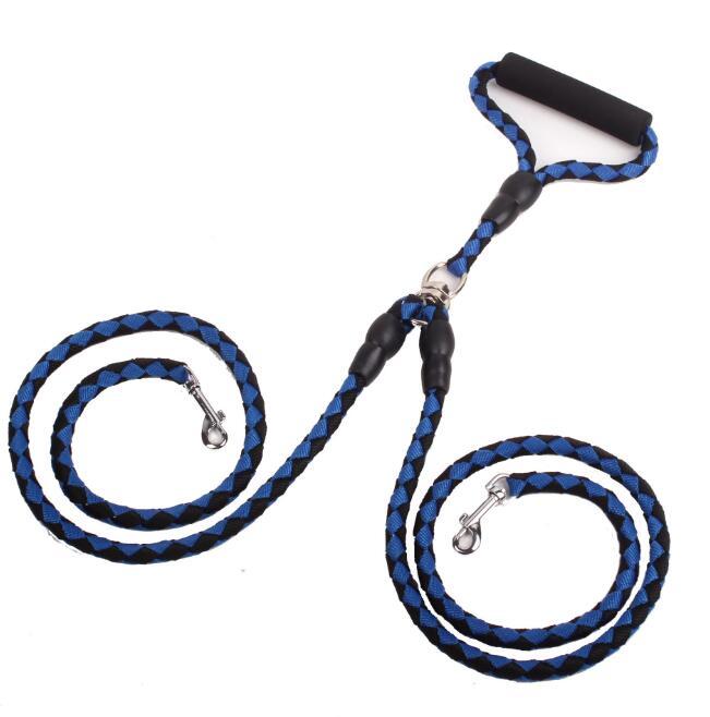 Double-Ended Dog Leash – One Plus Two Traction Rope for Easy Walking & Control - Valgo