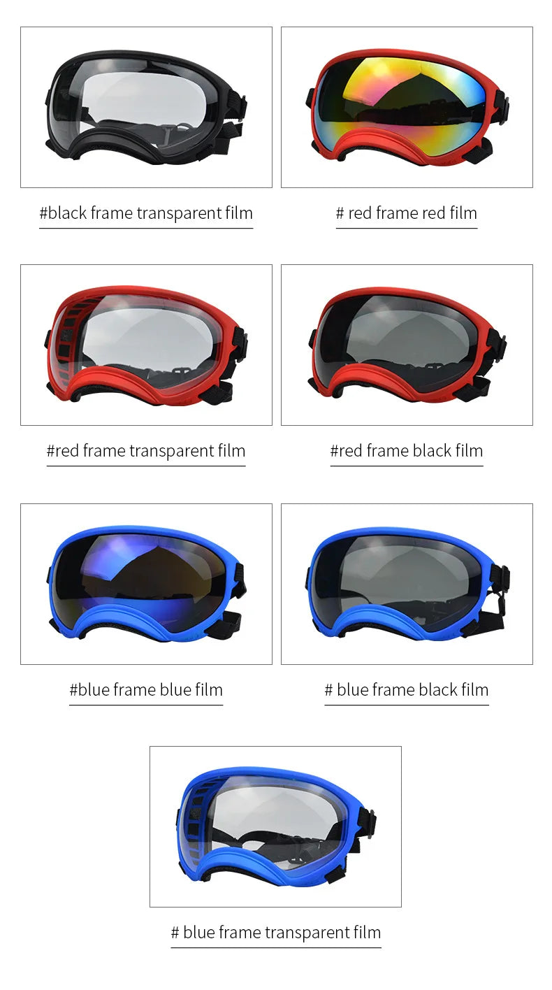 Tactical Dog Goggles – Waterproof, Windproof & UV Protection for Medium & Large Dogs - Valgo