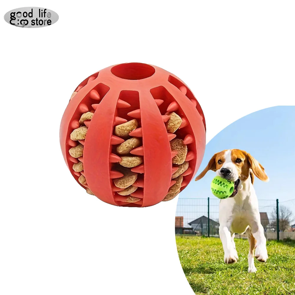 Durable Dog Toy Ball – Non-Toxic, Bite-Resistant Interactive Chew & Food Feeder for Puppies and Small Dogs - Valgo