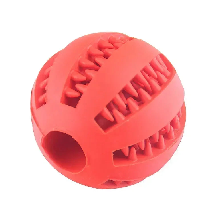 Durable Dog Toy Ball – Non-Toxic, Bite-Resistant Interactive Chew & Food Feeder for Puppies and Small Dogs - Valgo