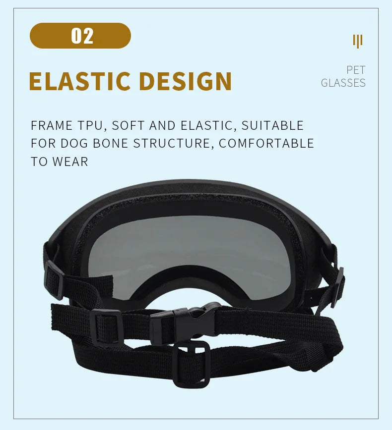 Tactical Dog Goggles – Waterproof, Windproof & UV Protection for Medium & Large Dogs - Valgo