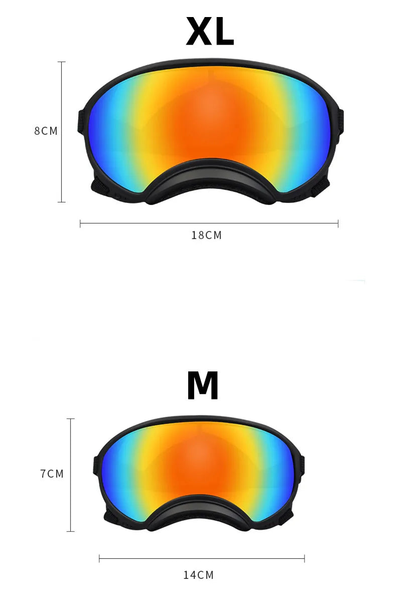 Tactical Dog Goggles – Waterproof, Windproof & UV Protection for Medium & Large Dogs - Valgo