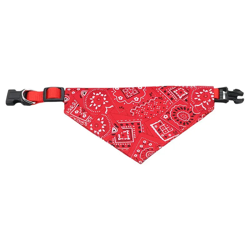 Detachable Dog Bandana Collar - Washable Triangle Scarf Bib for Small & Medium Dogs & Cats - Valgo