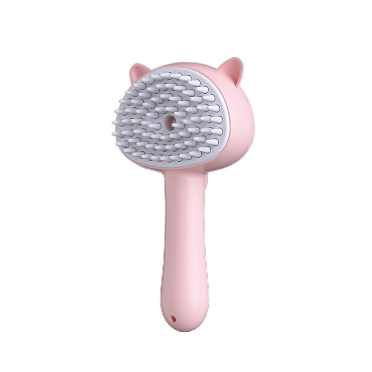 Rechargeable Self-Cleaning Mist Grooming Brush for Cats & Dogs | Multifunctional Pet Slicker Brush